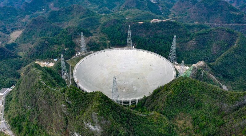 China usa maior radiotelescópio do mundo para encontrar gelo na Lua